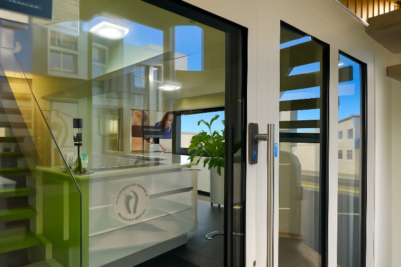 Eingang Praxisräume