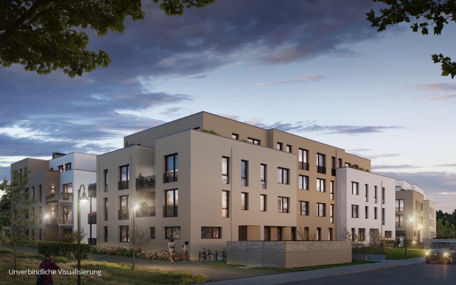 Bauvorhaben Floragärten in Naunhof bei Leipzig. Verkauf von 300 Eigentumswohnungen der Buwog am See durch GSK Immobilien AG.
