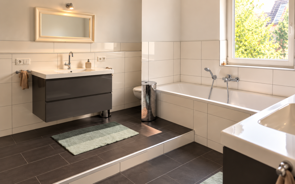 Badezimmer Einfamilienhaus in Wiesbaden-Dotzheim