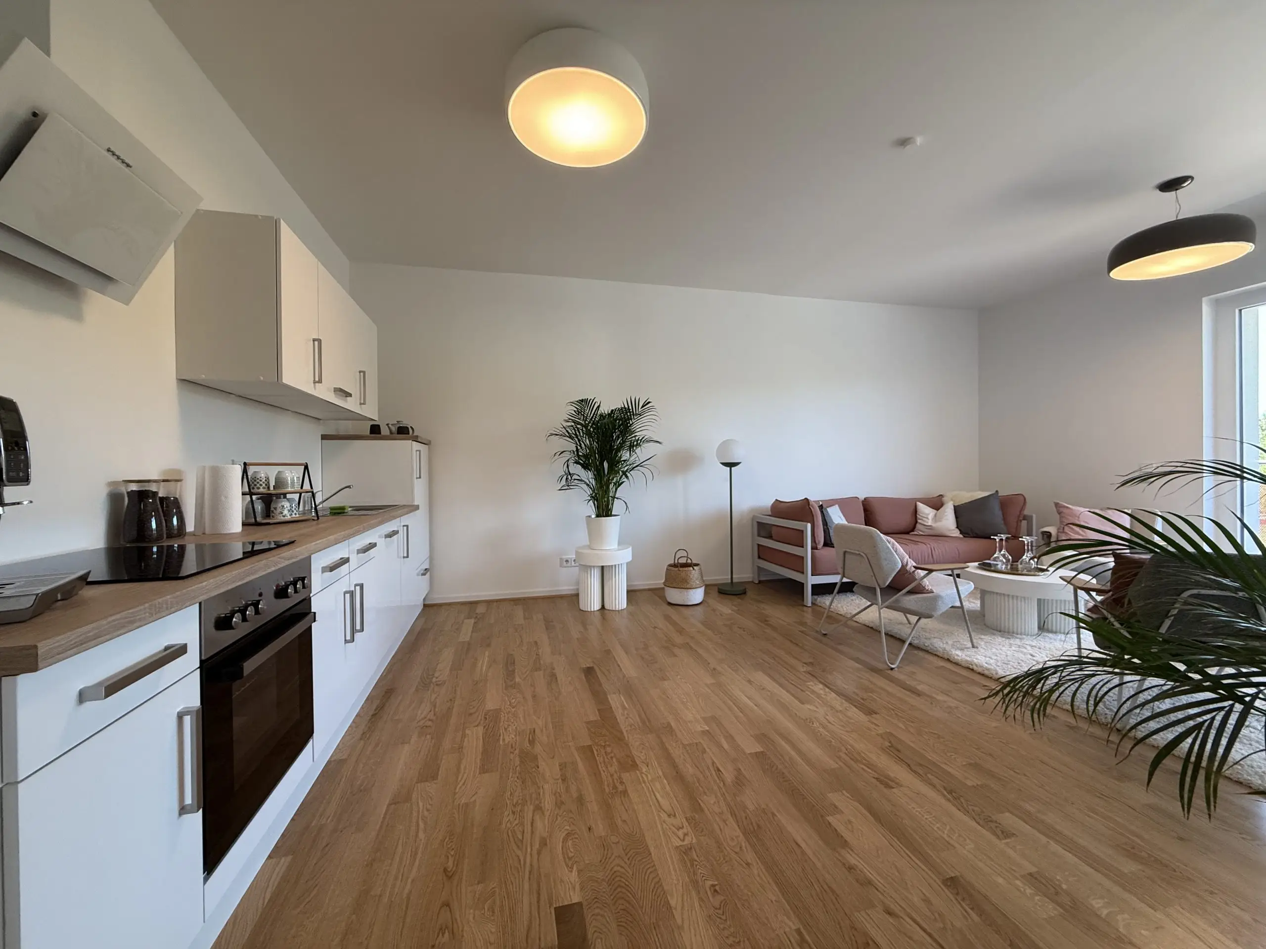 Möblierte Musterwohnung Buwog Am neuen Park Leipzig