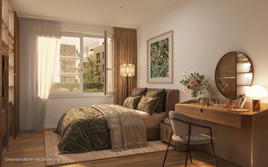 Unverbindliche Visualisierung: Schlafzimmer