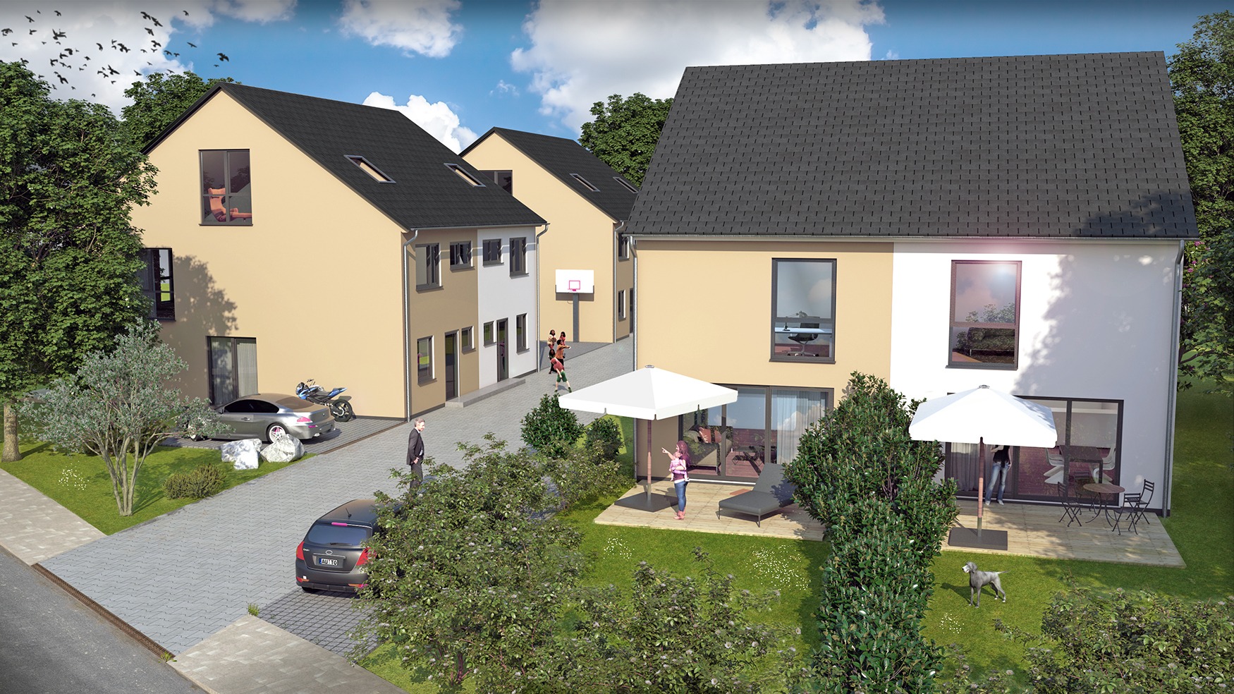 Bechtolsheim Reihenhäuser Weka & Hausbau Direkt GE